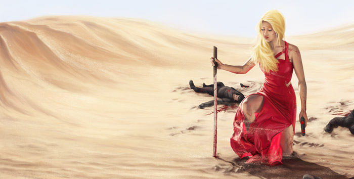 Kaya dans le désert